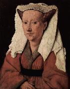 Jan Van Eyck Portrait of Margarete van Eyck Spain oil painting artist
